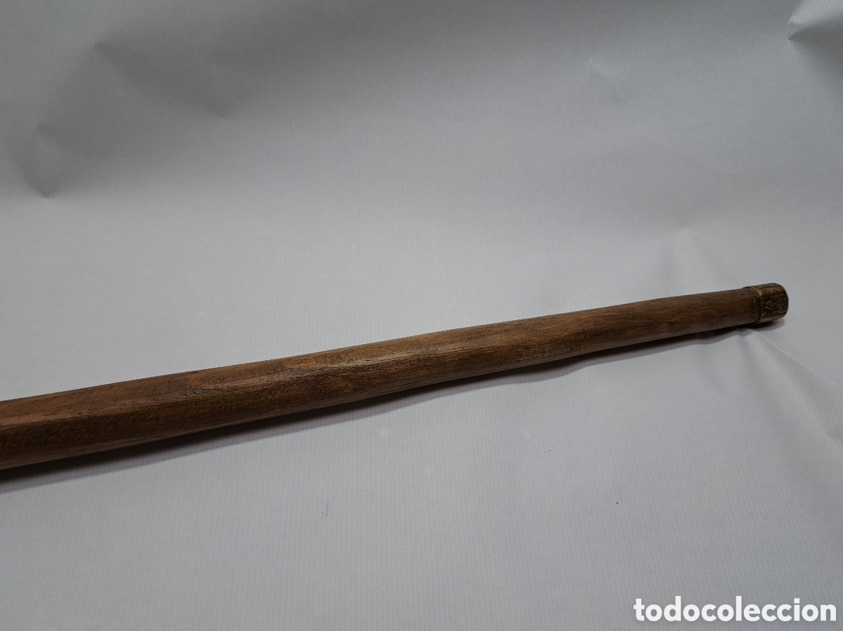 Antig&uuml;edades: Baston de senderismo tallado a mano - Foto 12