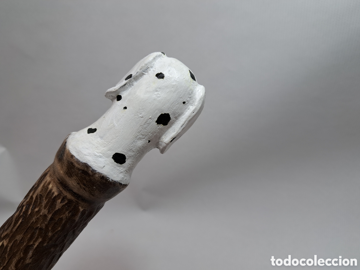 Antig&uuml;edades: Baston de senderismo tallado a mano - Foto 13
