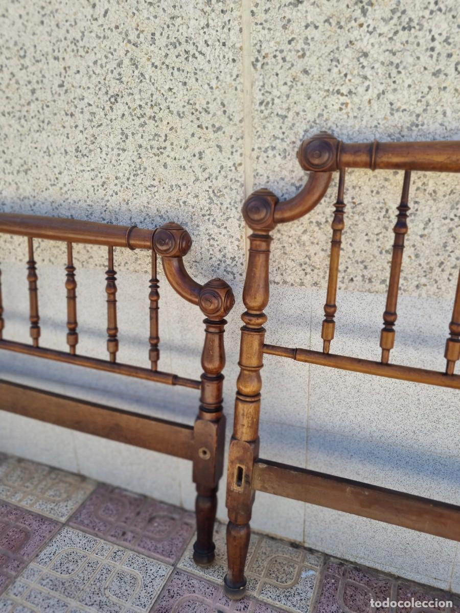 Antig&uuml;edades: Antigua cama isabelina . - Foto 8