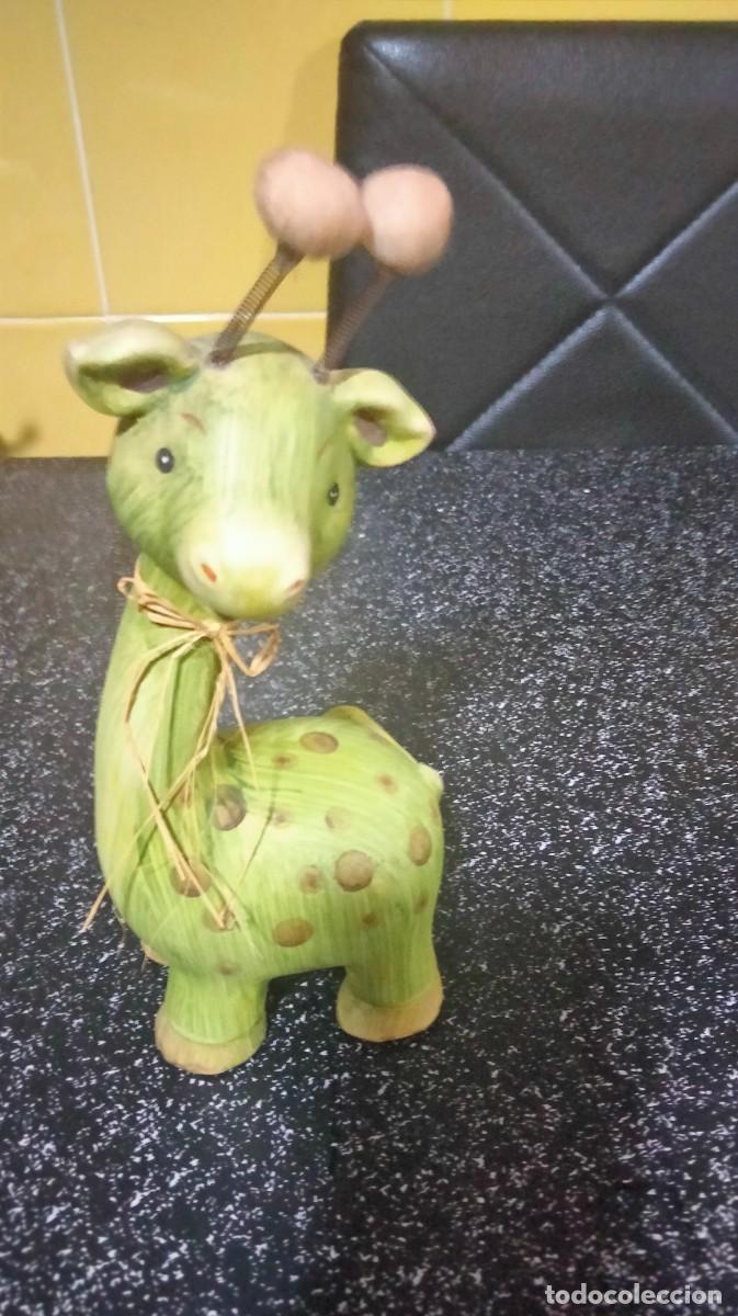 Antig&uuml;edades: figura de ceramica jirafa - Foto 2
