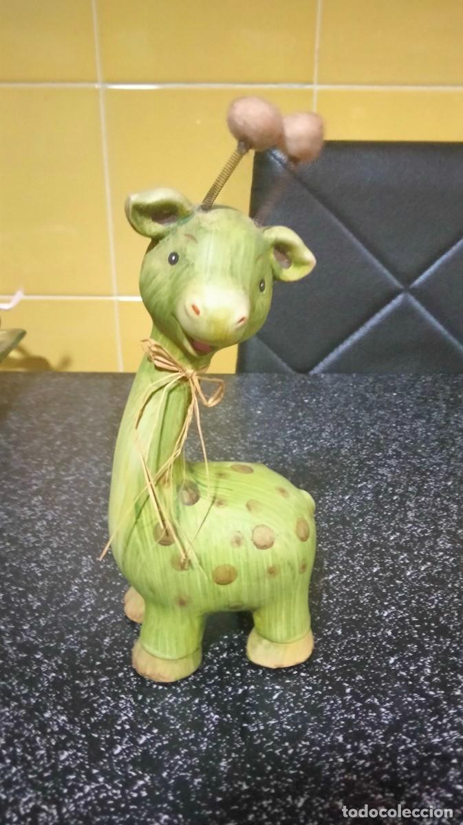 Antig&uuml;edades: figura de ceramica jirafa - Foto 3