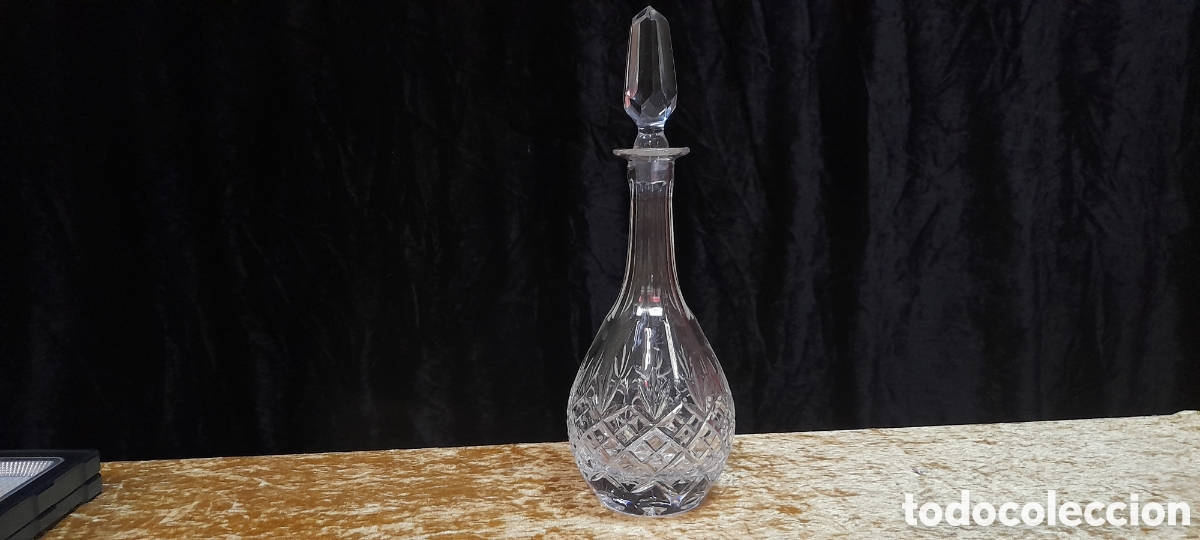Antig&uuml;edades: Decantador de cristal. - Foto 1
