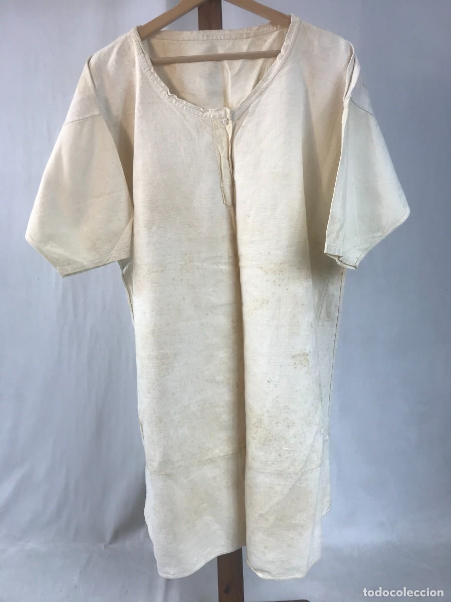 Antig&uuml;edades: ANTIGUA CAMISA DE LINO - Foto 1