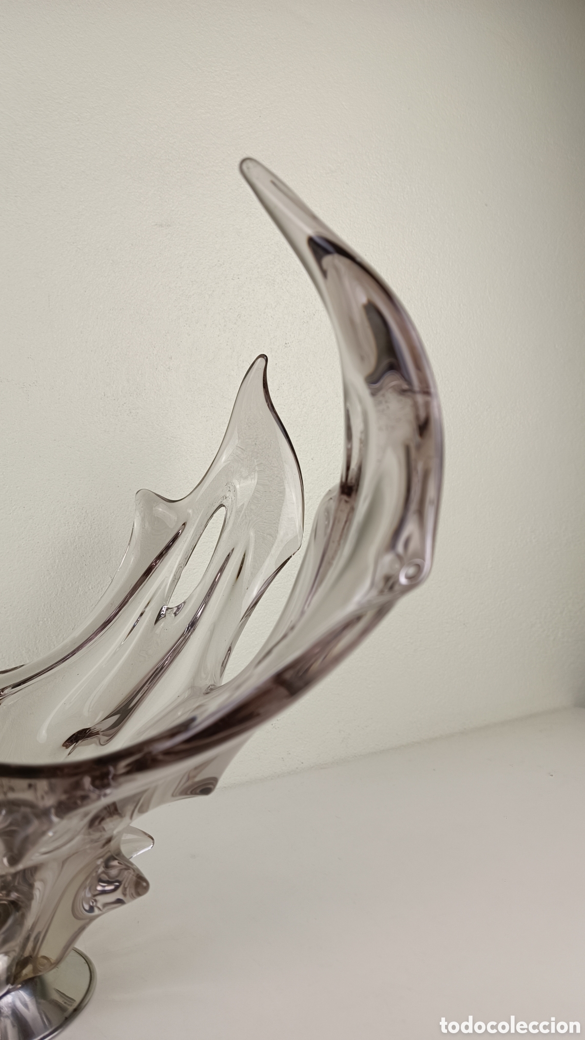 Antig&uuml;edades: CENTRO DE MESA DE CRISTAL DE MURANO - Foto 5