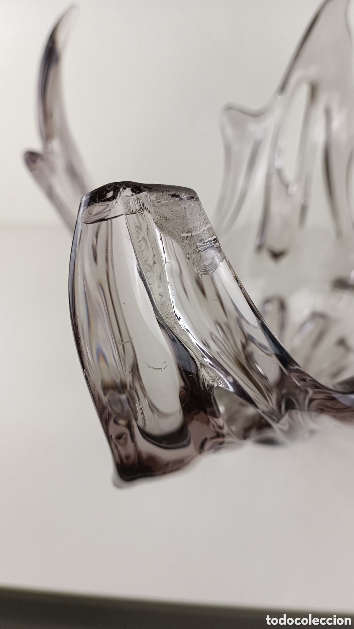 Antig&uuml;edades: CENTRO DE MESA DE CRISTAL DE MURANO - Foto 9