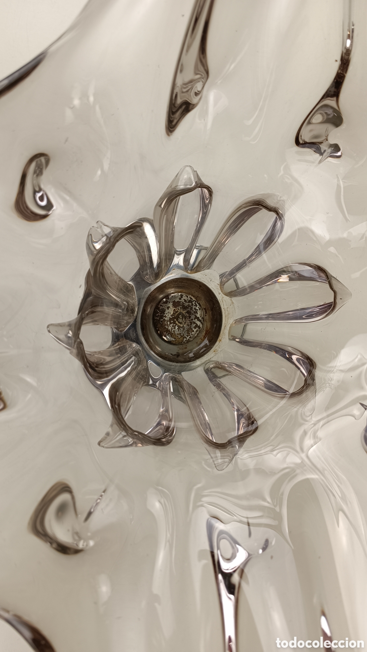 Antig&uuml;edades: CENTRO DE MESA DE CRISTAL DE MURANO - Foto 12