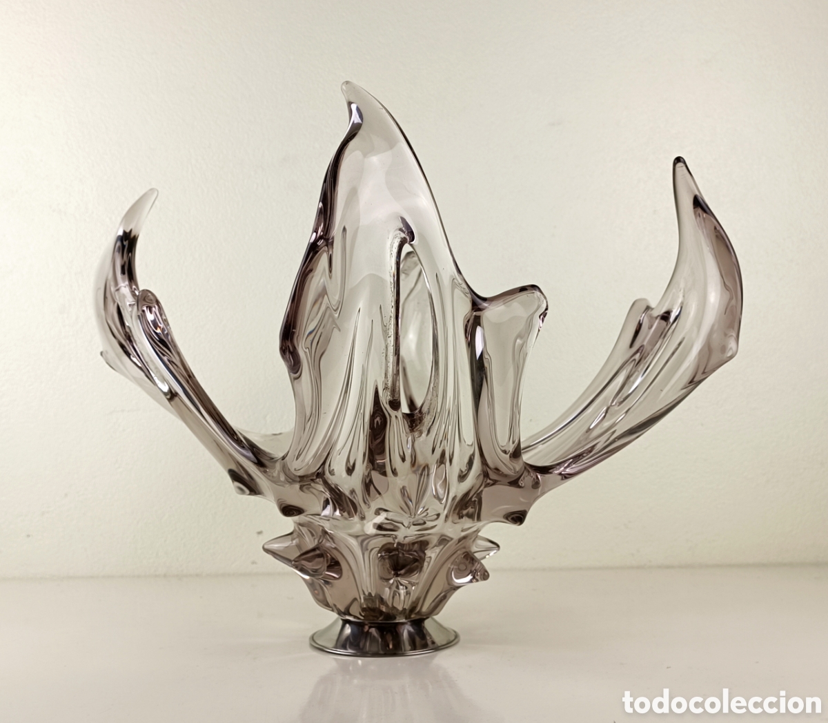 Antig&uuml;edades: CENTRO DE MESA DE CRISTAL DE MURANO - Foto 1