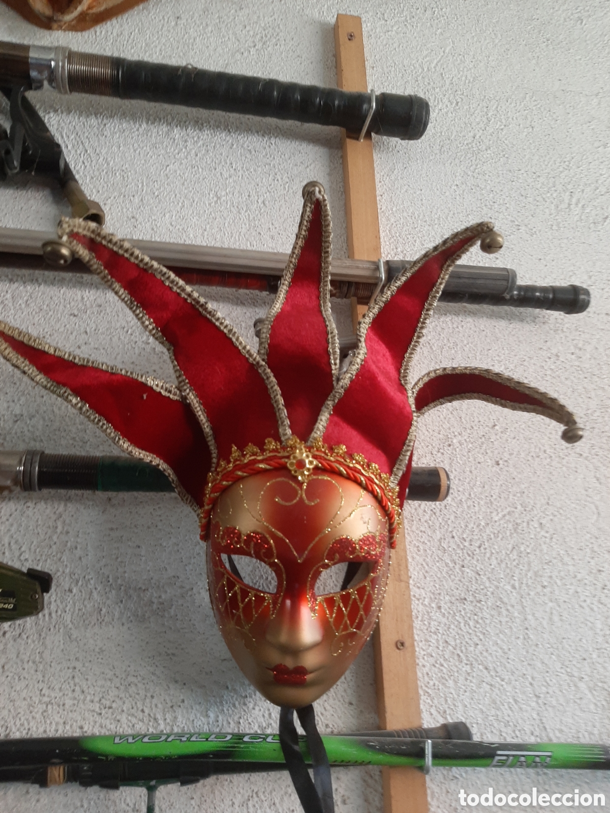 Antig&uuml;edades: MASCARA DE CARNAVAL DE VENECIA - Foto 6
