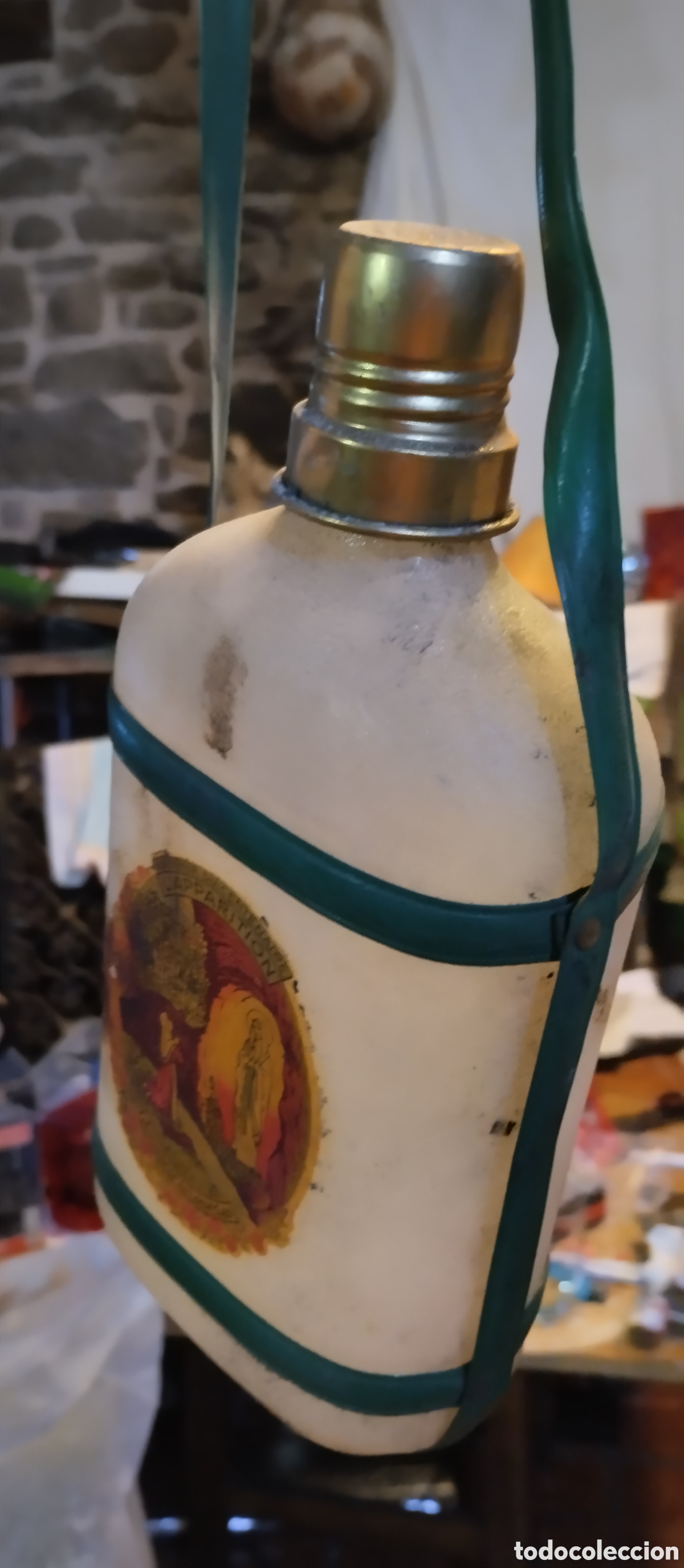 Antig&uuml;edades: CANTIMPLORA AGUA BENDITA LOURDES CENTENARIO - Foto 1