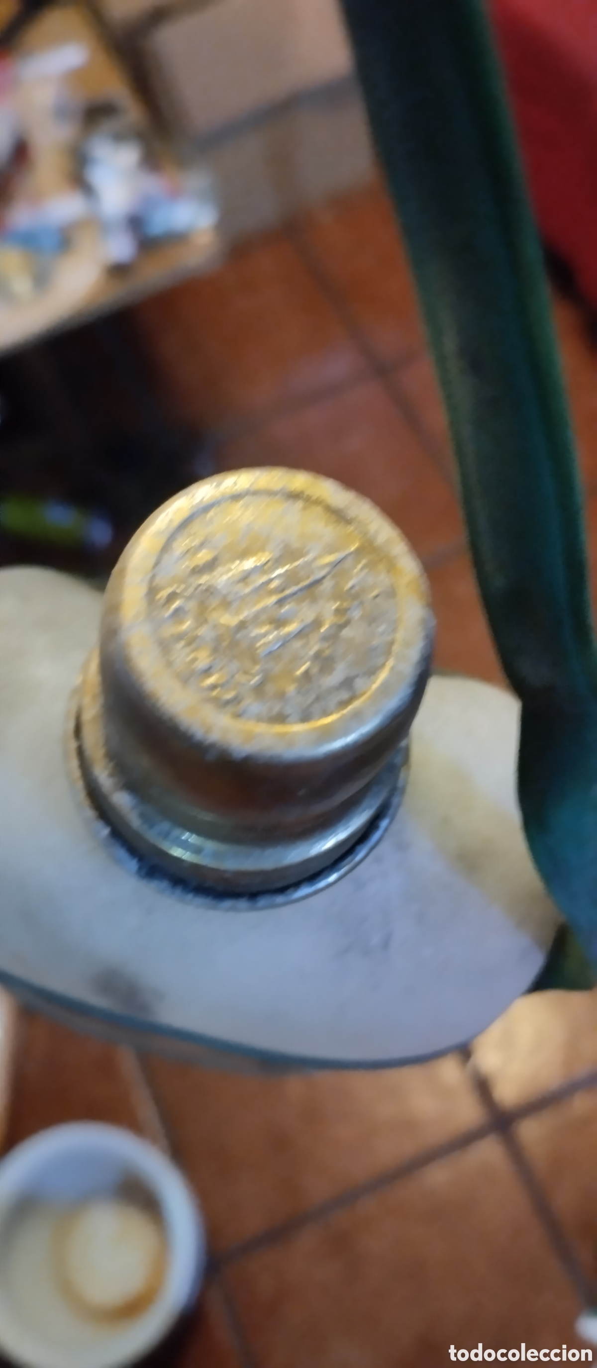 Antig&uuml;edades: CANTIMPLORA AGUA BENDITA LOURDES CENTENARIO - Foto 2