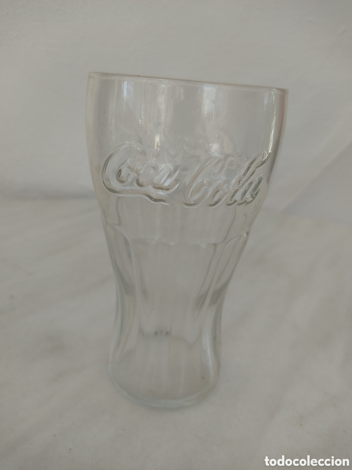 Antig&uuml;edades: vaso de cristal vintage Coca-Cola - Foto 1