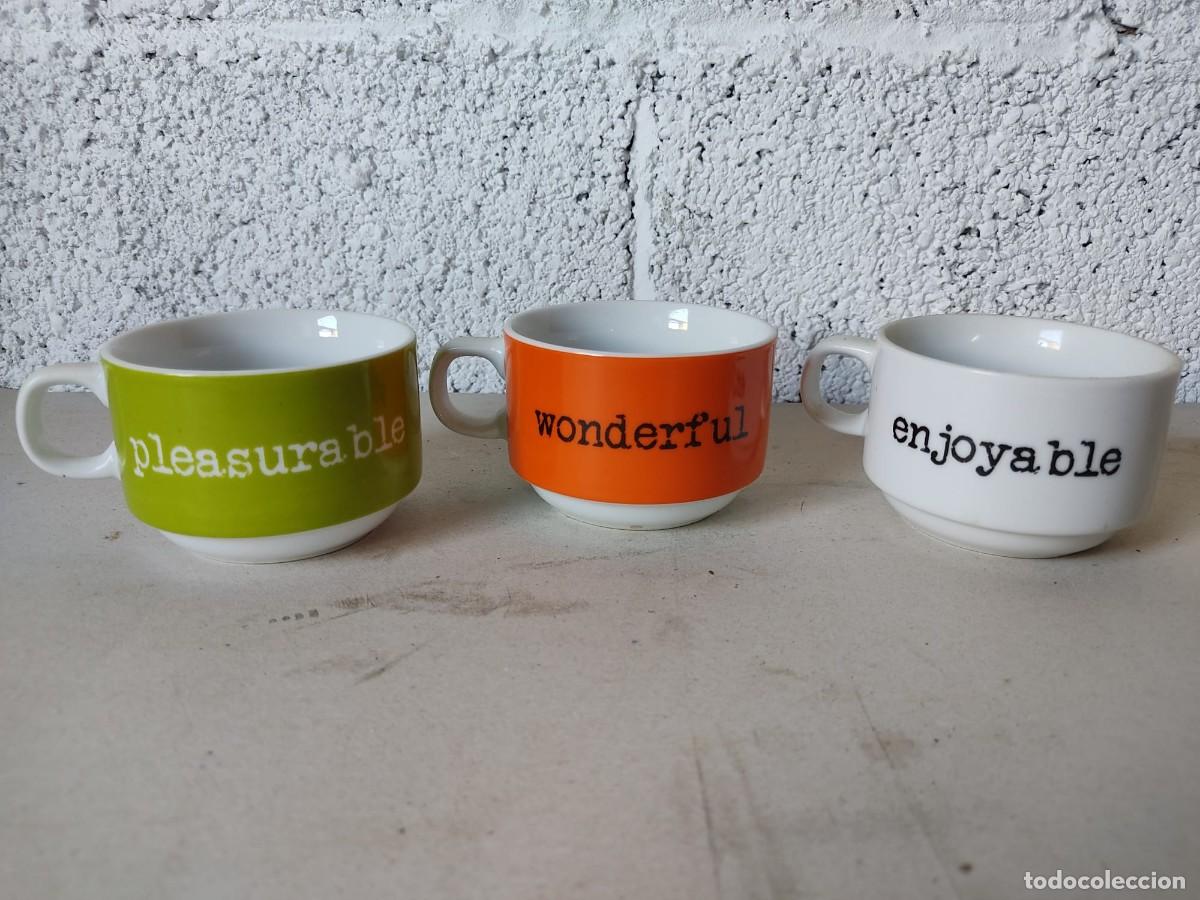 Antig&uuml;edades: TAZAS DE CAFE APILABLES - Foto 1