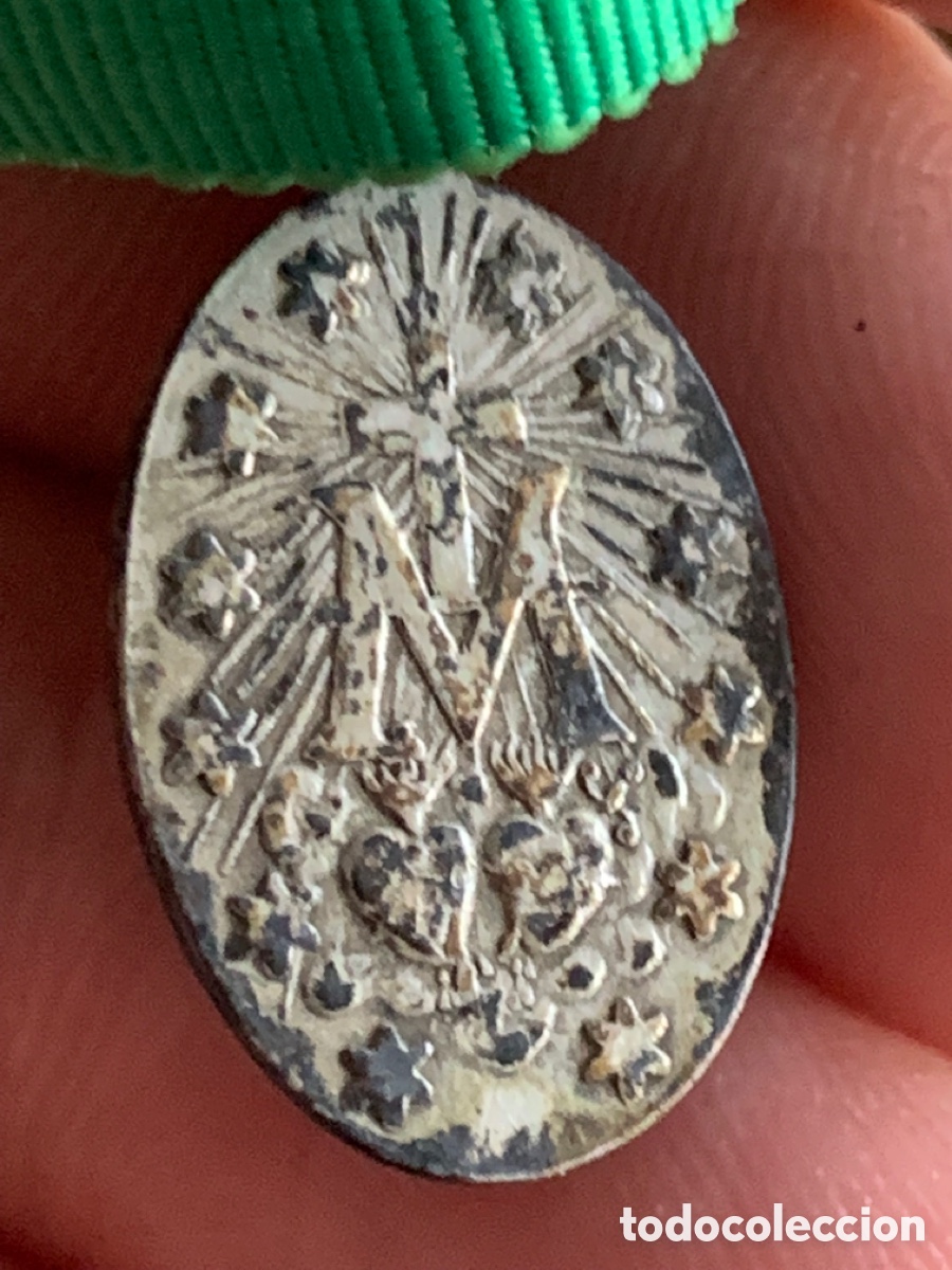 Antig&uuml;edades: Antigua Medalla con Cinta - Foto 3