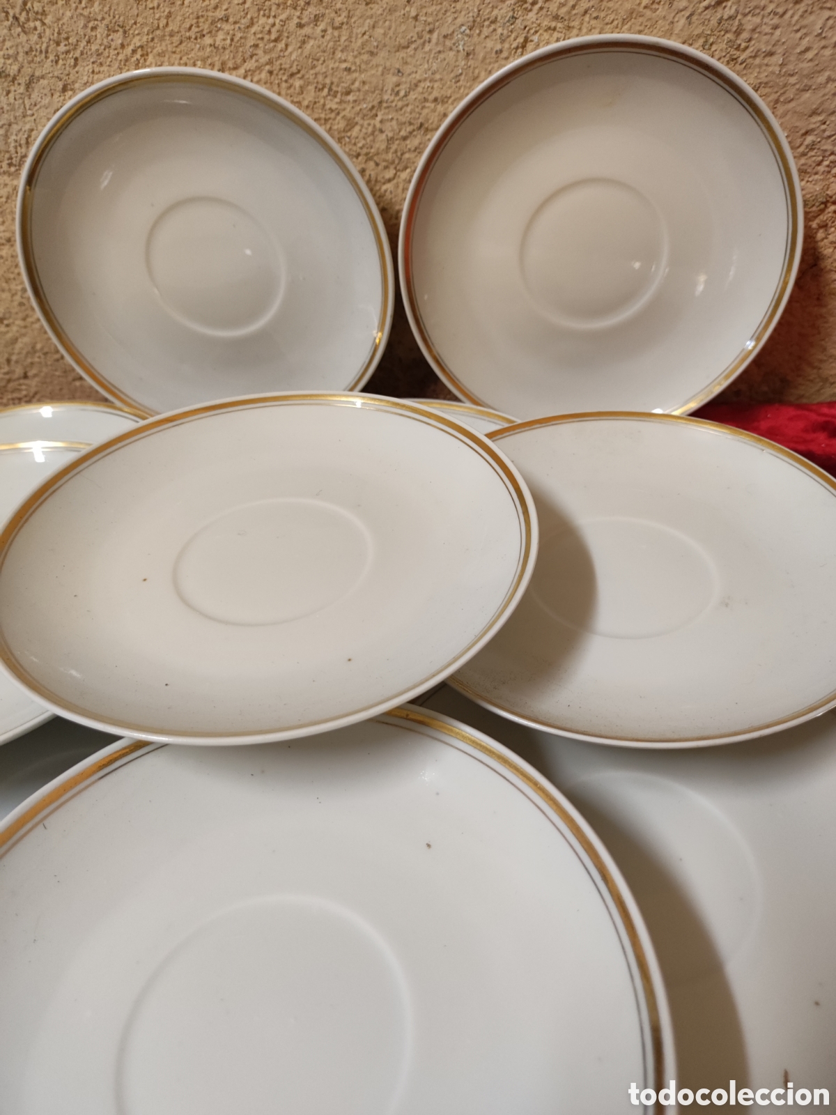 Antig&uuml;edades: 12 platitos para tazas - Foto 2