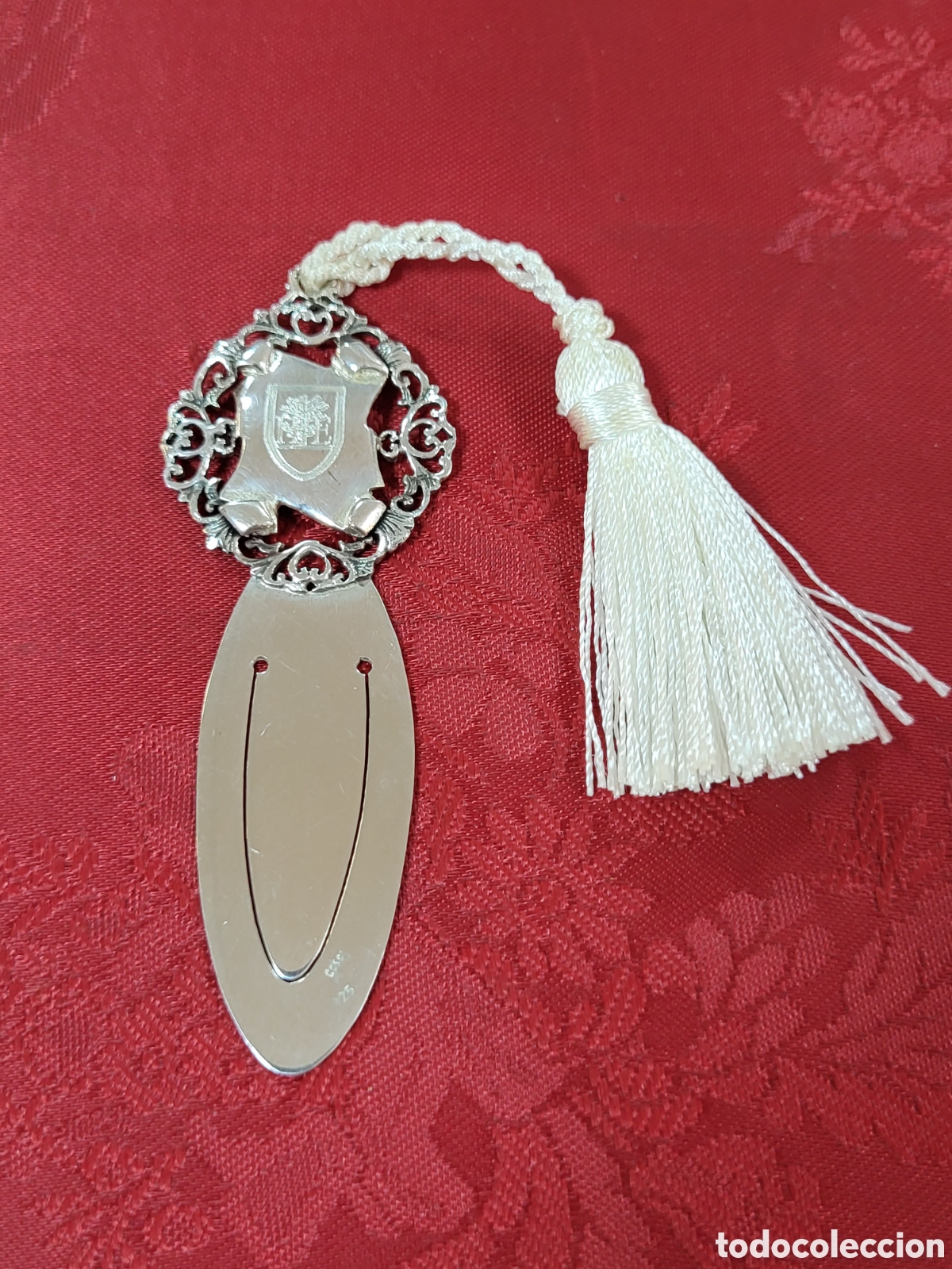 Antig&uuml;edades: ELEGANTE MARCAPAGINAS PLATA DE LEY - Foto 1
