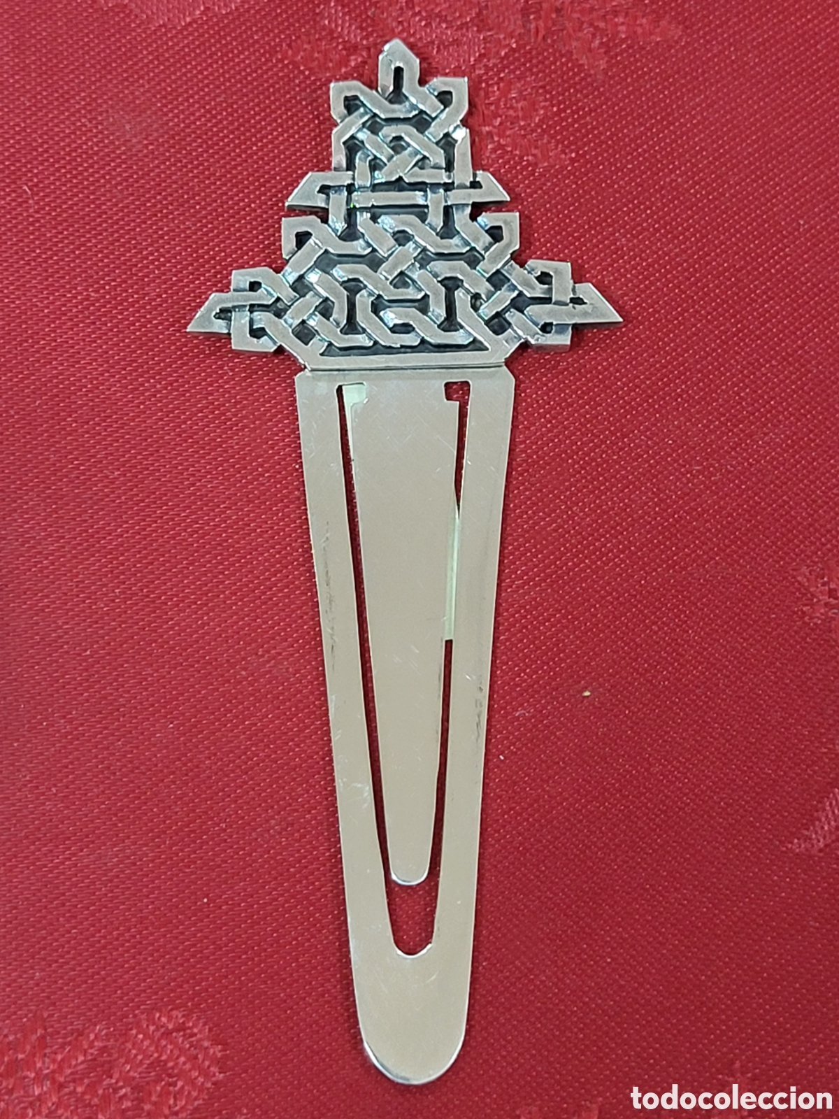 Antig&uuml;edades: ELEGANTE MARCAPAGINAS PLATA DE LEY - Foto 1