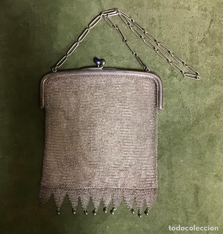 Antig&uuml;edades: BOLSO MALLA , PLATA - Foto 1