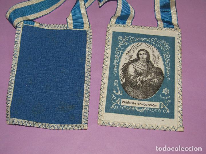 Antig&uuml;edades: Antiguo Escapulario de la PUR&Iacute;SIMA CONCEPCI&Oacute;N - Foto 1