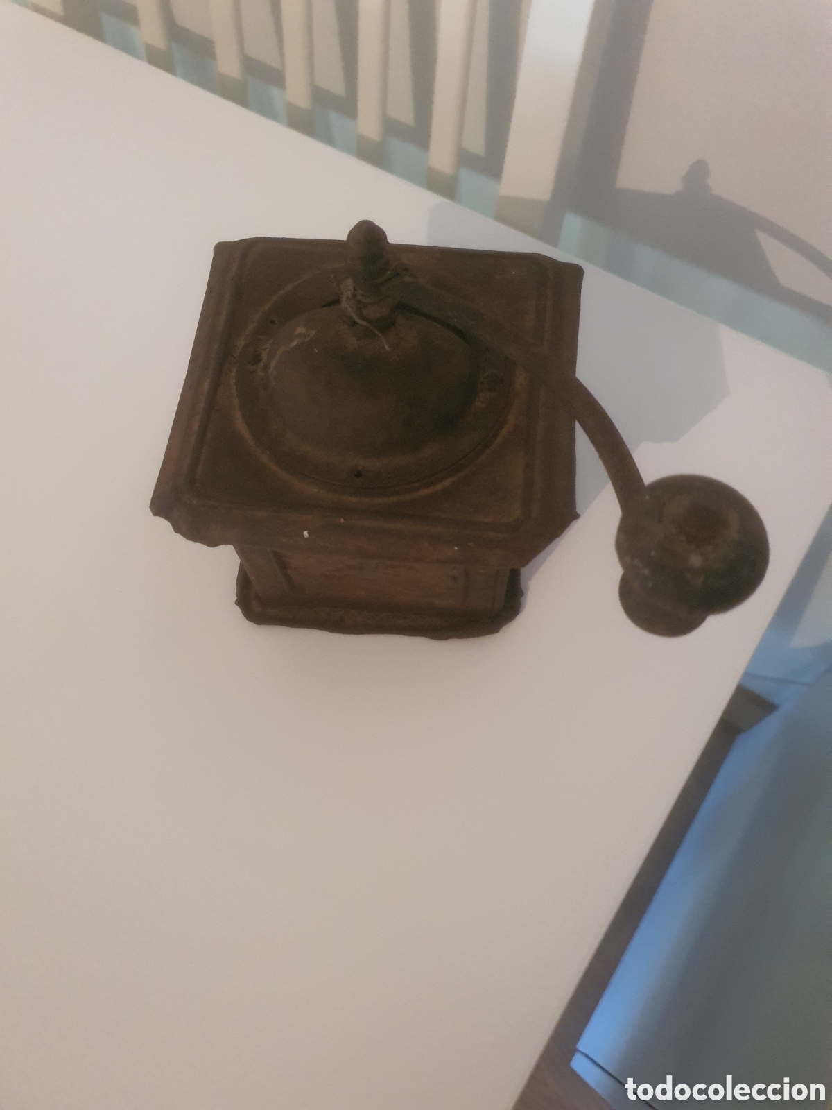 Antig&uuml;edades: Molinillo de caf&eacute; ELMA de lata para restaurar - Foto 5