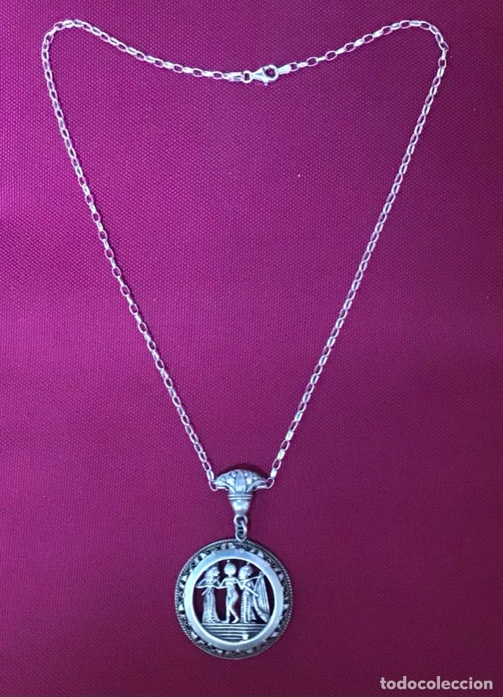 Antig&uuml;edades: COLGANTE EGIPCIO DE PLATA - Foto 5