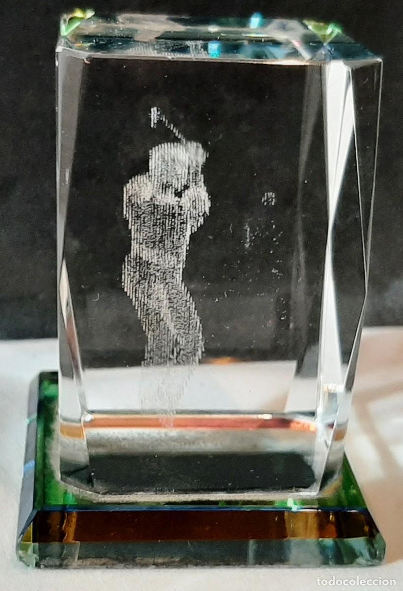 Antig&uuml;edades: Trofeo de golf en cristal - Foto 2