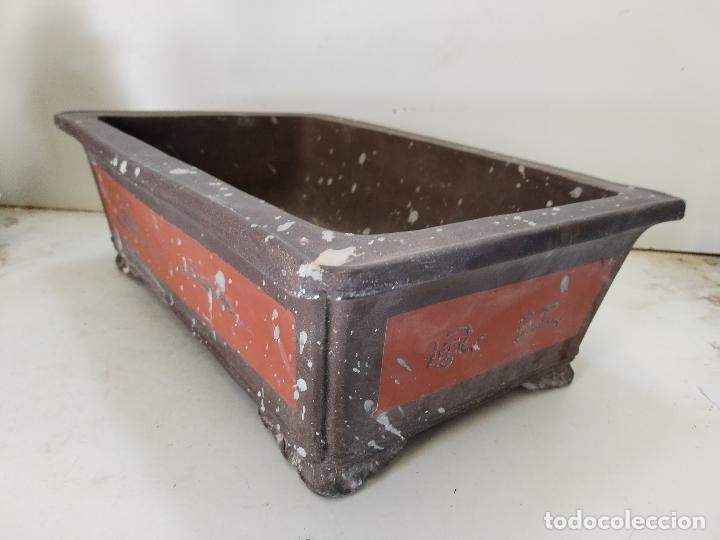 Antig&uuml;edades: maceta bonsai rectangular - Foto 6
