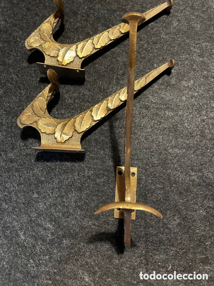 Antiquit&eacute;s: JUEGO DE 3 PERCHAS DEC&Oacute;