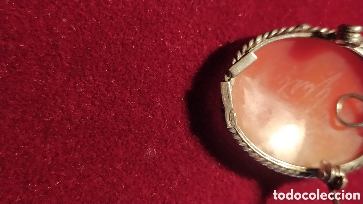 Antig&uuml;edades: Camafeo plata y firmado. - Foto 6