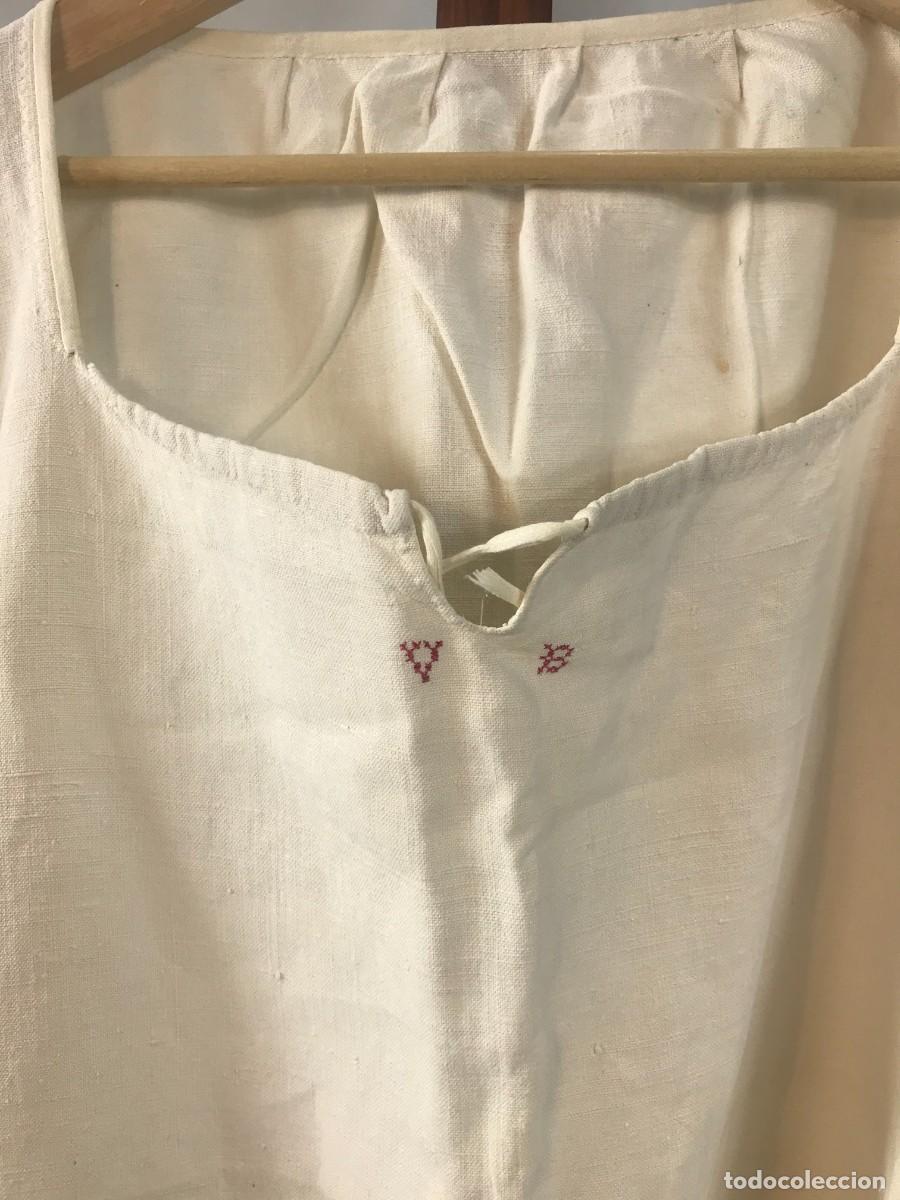 Antig&uuml;edades: ANTIGUA CAMISA DE LINO - Foto 2