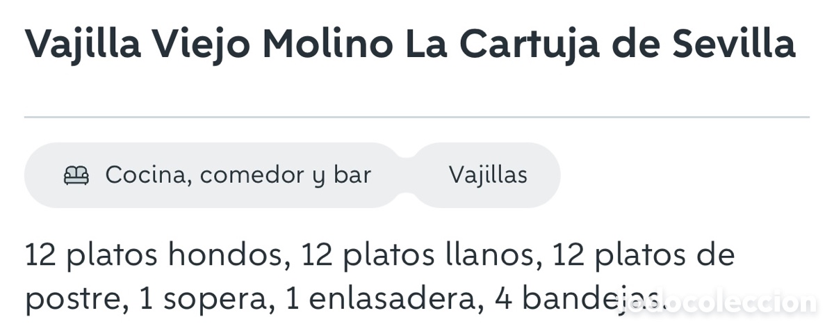 Antig&uuml;edades: Vajilla cartuja de sevilla - Foto 1