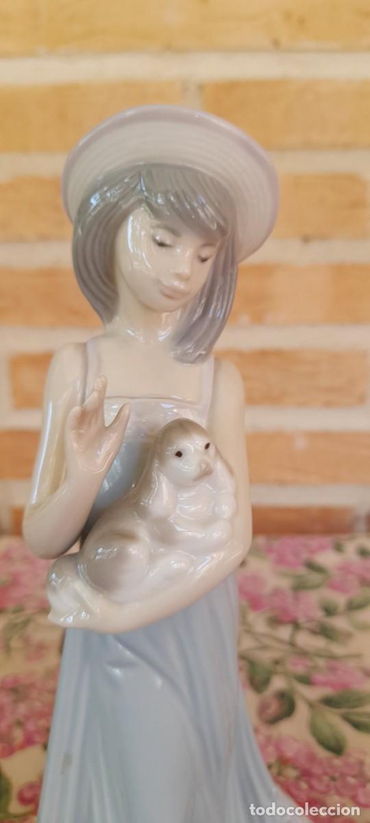 Antig&uuml;edades: FIGURA NI&Ntilde;A CON PERRITO LLADR&Oacute; - Foto 3