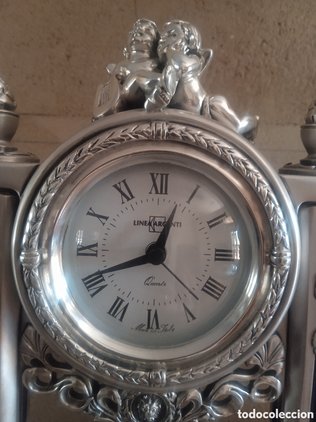 Antig&uuml;edades: Reloj sobremesa y candelabros - Foto 7