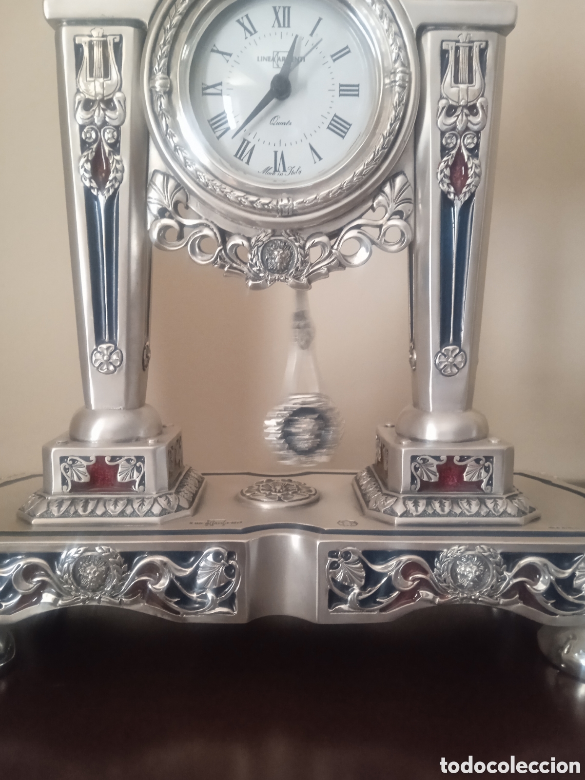 Antig&uuml;edades: Reloj sobremesa y candelabros - Foto 13