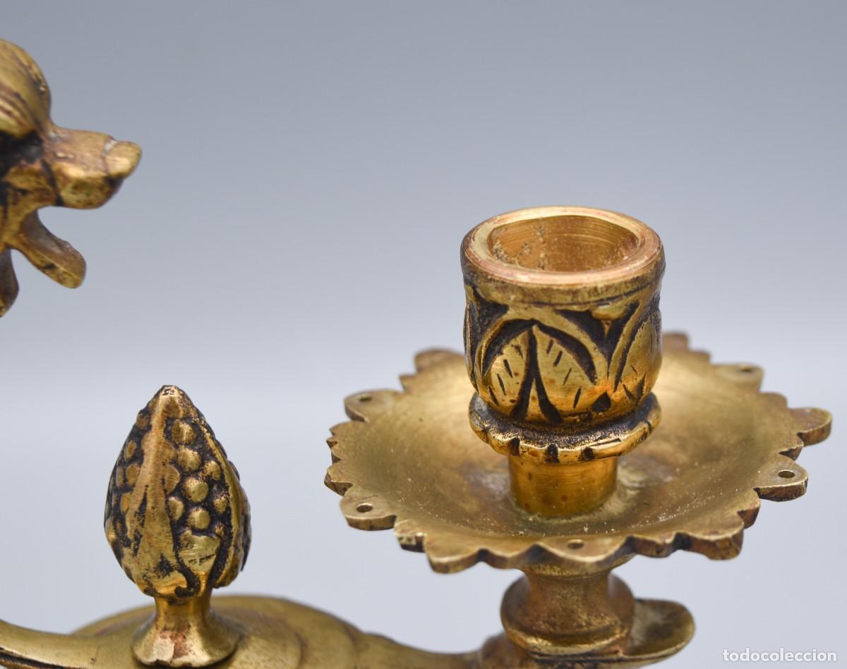 Antig&uuml;edades: Candelero aladino - Bronce - Foto 10