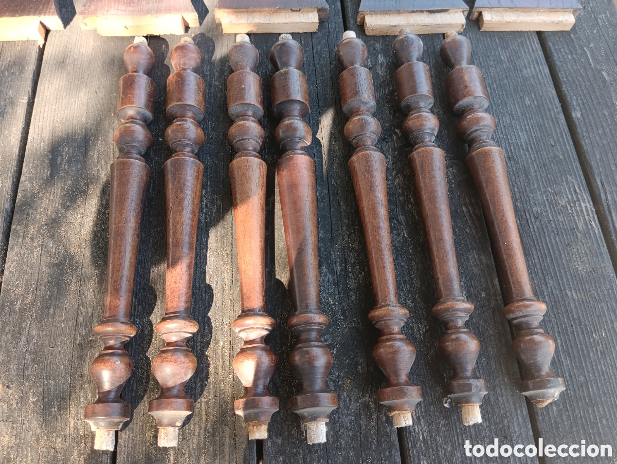 Antig&uuml;edades: REMATES MADERA PARA RESTAURAR BANCO, MUEBLE... - Foto 4