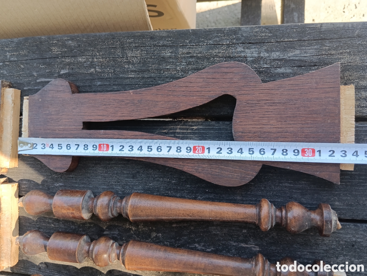 Antig&uuml;edades: REMATES MADERA PARA RESTAURAR BANCO, MUEBLE... - Foto 9