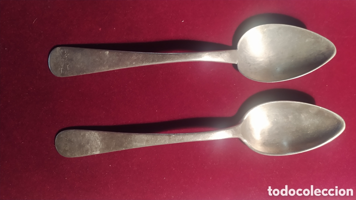 Antig&uuml;edades: Cucharas plata antigua - Foto 9