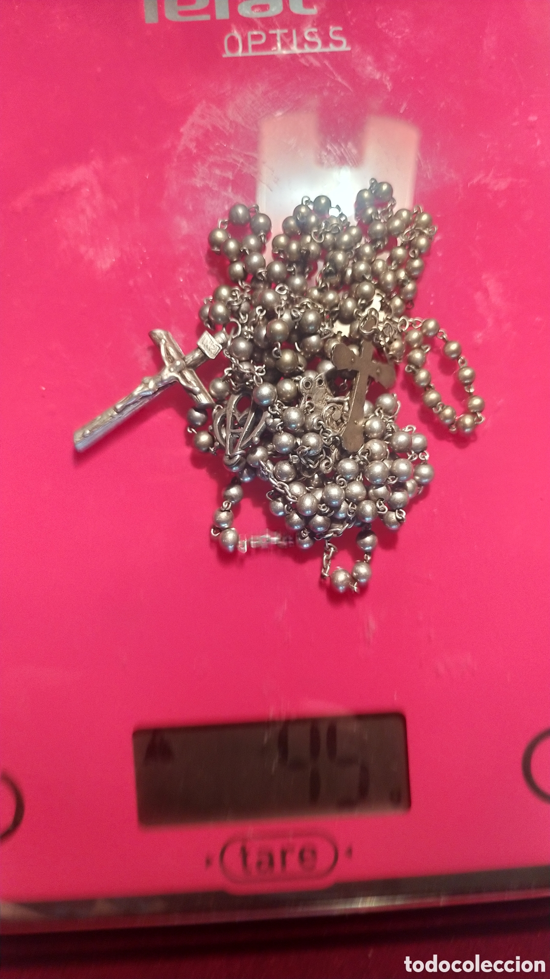 Antig&uuml;edades: Rosarios antiguos plata - Foto 8