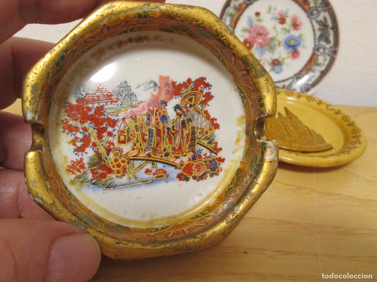 Antig&uuml;edades: 5 platitos de coleccion - Foto 4