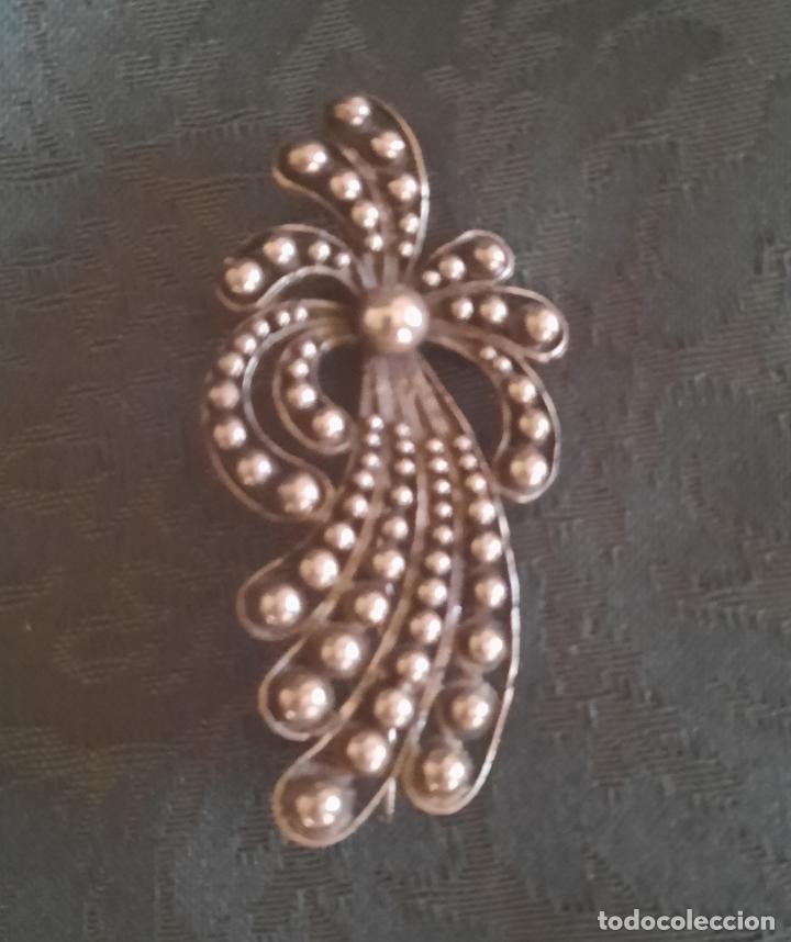 Antig&uuml;edades: BROCHE EN PLATA DE LEY. - Foto 1
