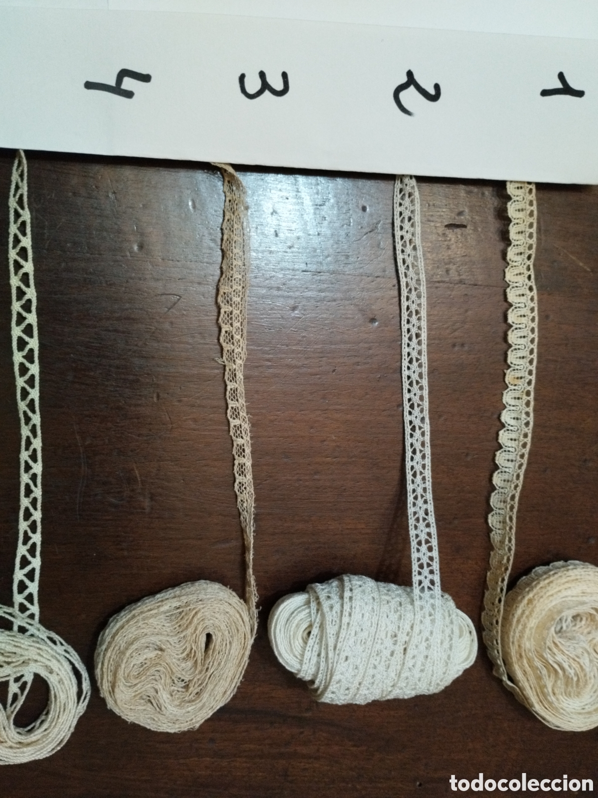 Antig&uuml;edades: * ENCAJES VARIADOS. (Rf:p-221/*) - Foto 1