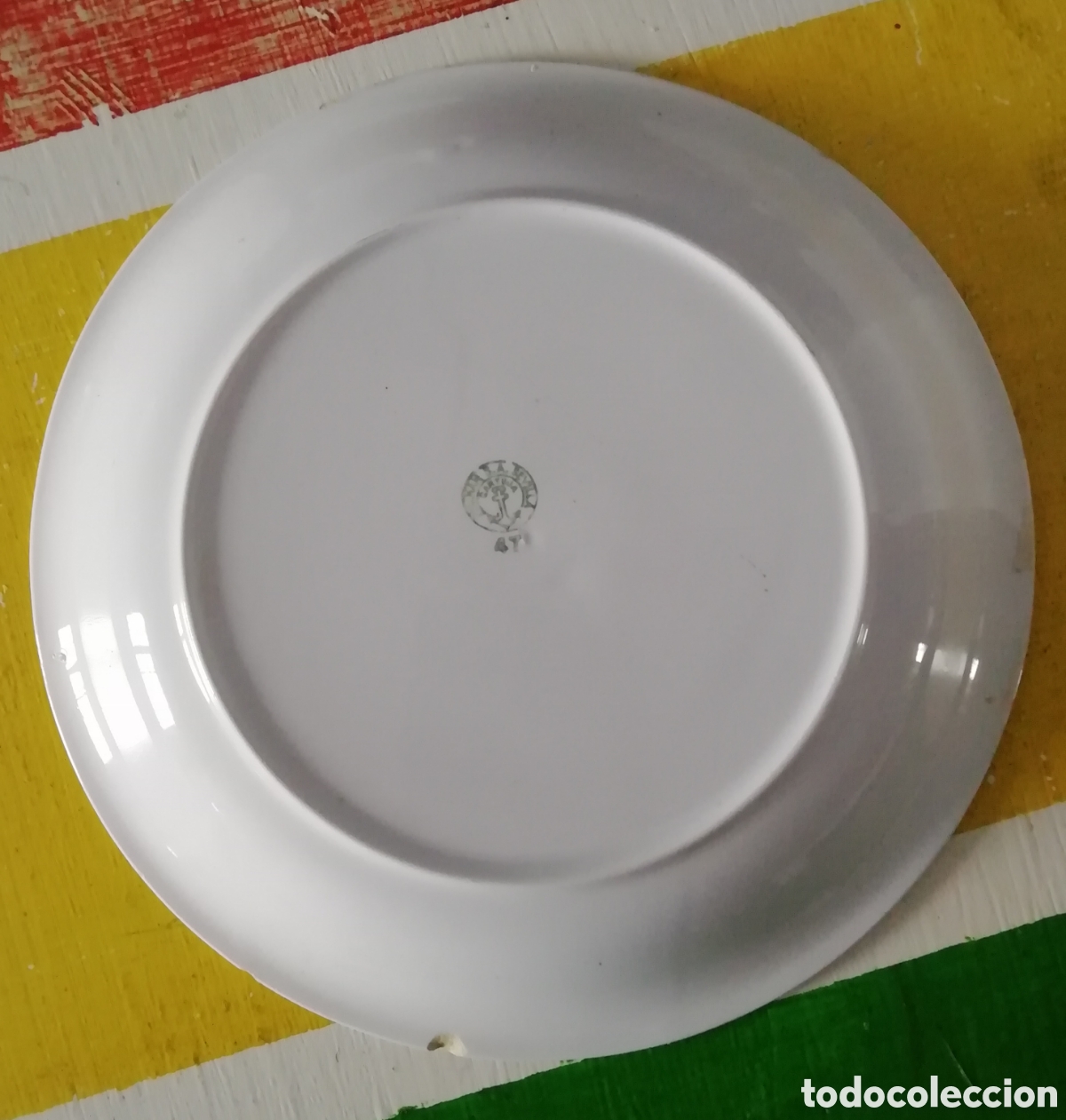 Antig&uuml;edades: Pickman La Cartuja plato llano - Foto 3