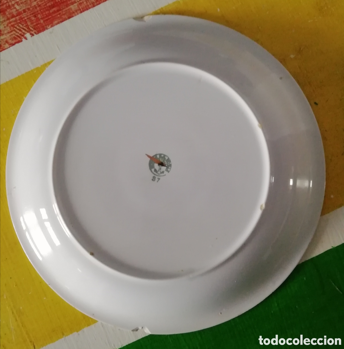 Antig&uuml;edades: Pickman La Cartuja plato llano - Foto 4