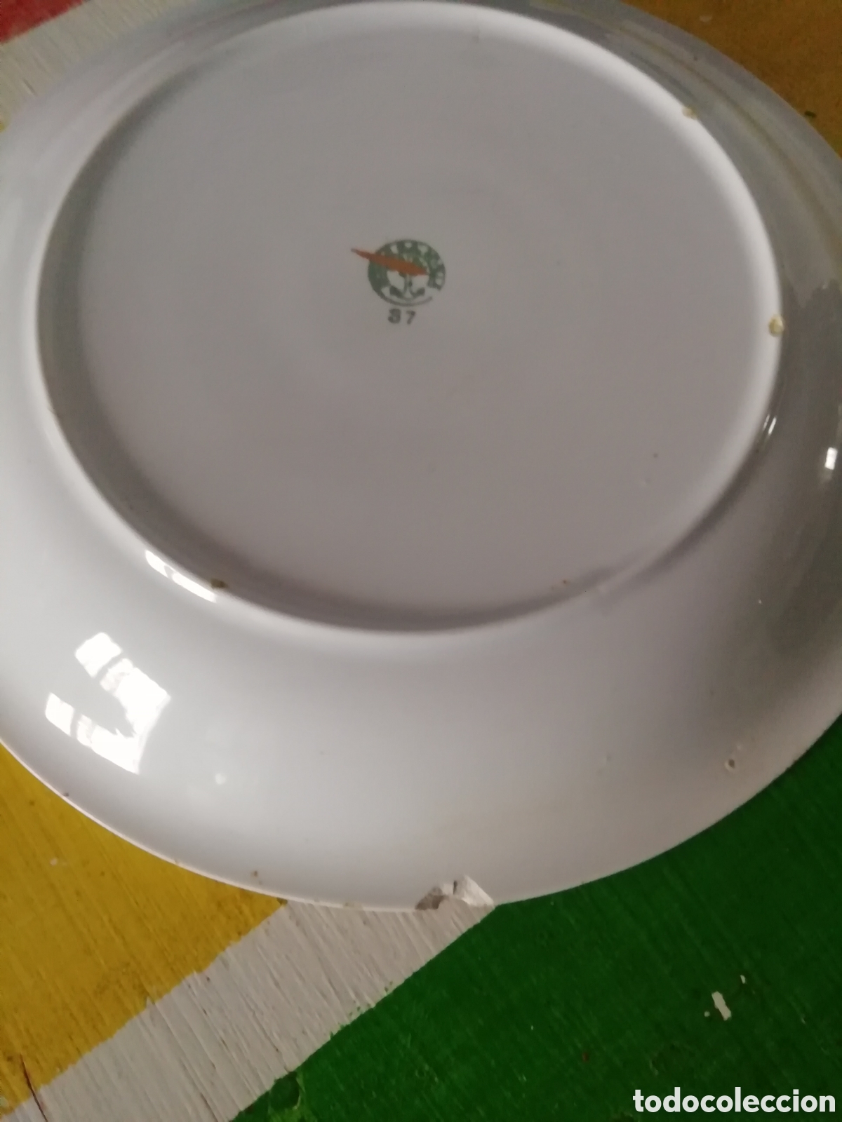 Antig&uuml;edades: Pickman La Cartuja plato llano - Foto 7
