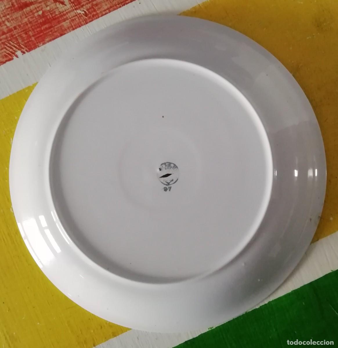 Antig&uuml;edades: Pickman La Cartuja plato llano - Foto 3