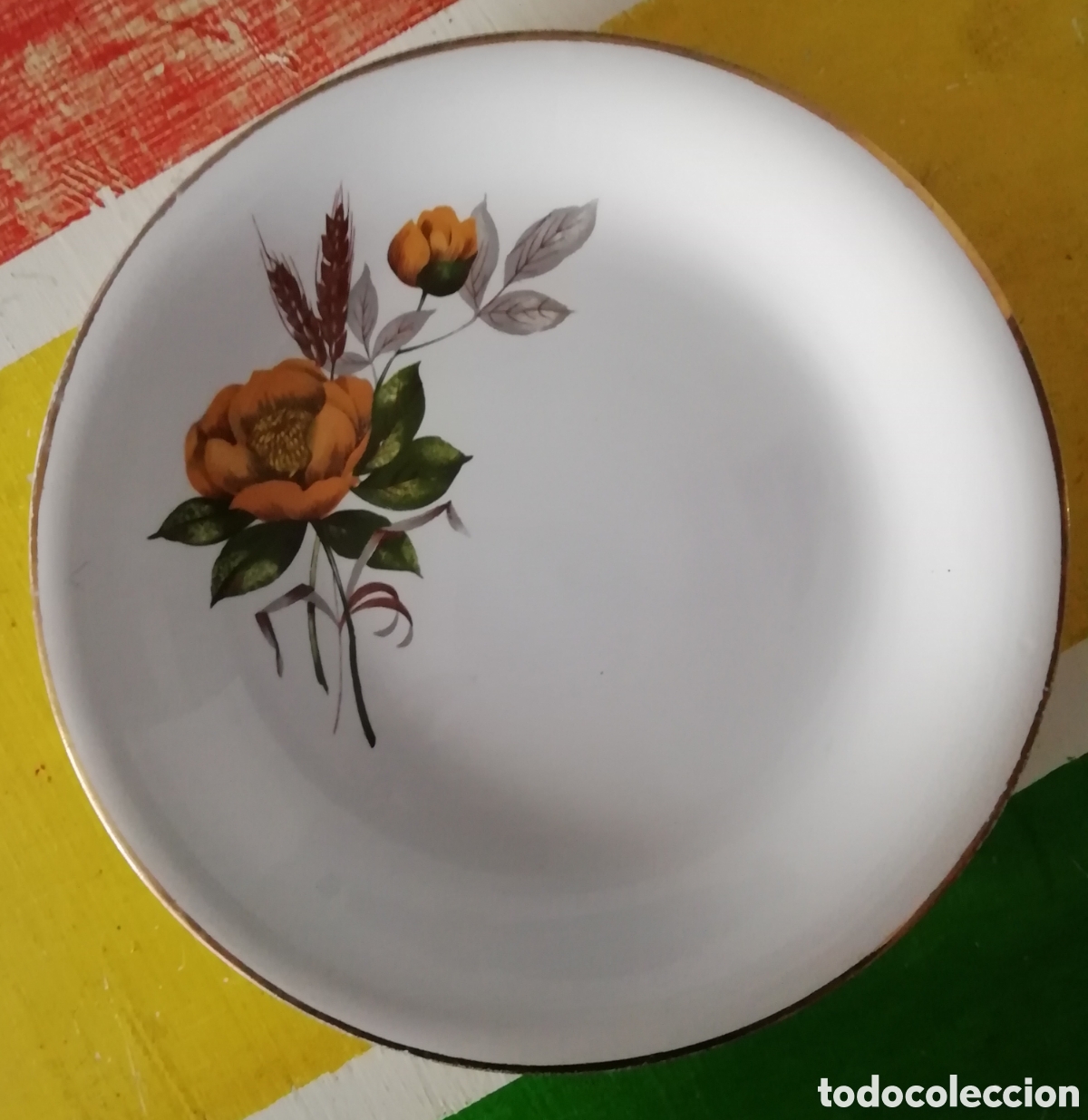 Antig&uuml;edades: Pickman La Cartuja plato llano - Foto 1