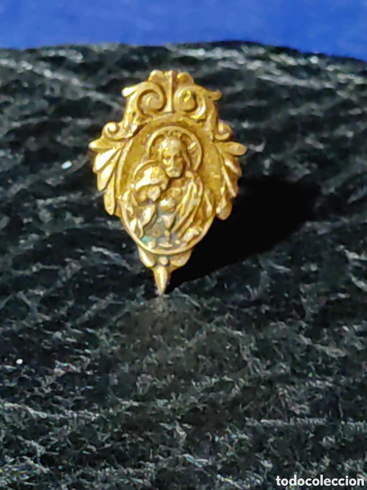 Antig&uuml;edades: Peque&ntilde;o pin religioso, jes&uacute;s. - Foto 1