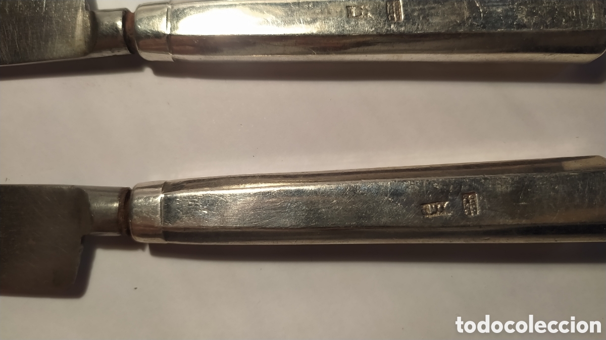 Antig&uuml;edades: Cuchillos de plata antiguos - Foto 2