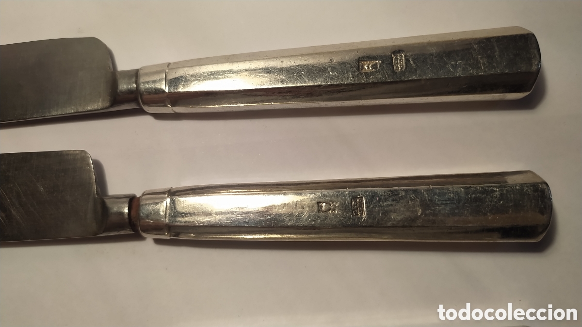 Antig&uuml;edades: Cuchillos de plata antiguos - Foto 3