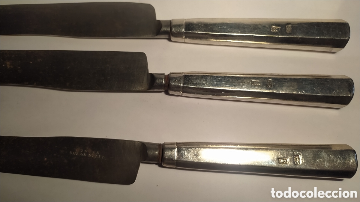 Antig&uuml;edades: Cuchillos de plata antiguos - Foto 4
